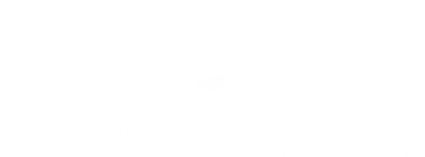 Boutique Feel Corporate Capability